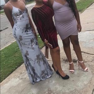 A gray dress (from Windsor)